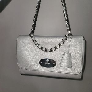 Medium redesign lily in their new heavy grain leather charcoal grey SHW